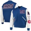 NY Giants Pro Standard Logo Blue Varsity Jacket