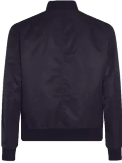 Nashville Predators Navy Blue Bomber Jacket Back