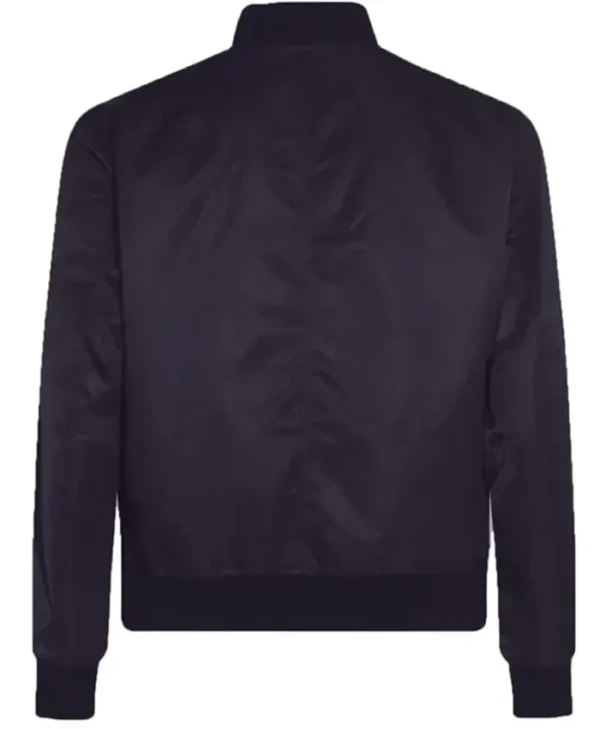 Nashville Predators Navy Blue Bomber Jacket Back