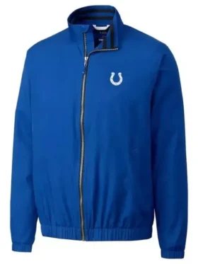 Nasir Rohan NFL Indianapolis Colts Blue Zip Jacket