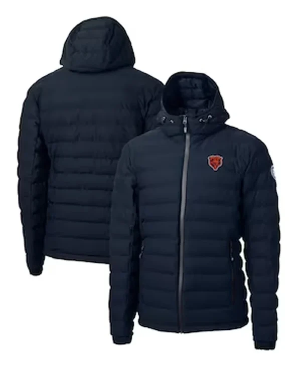 Nealy Chicago Bears Black Full-Zip Puffer Jacket
