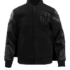 New York Mets Mets Wool Black Varsity Jacket