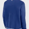 New York Mets Nacy Blue Zip Bomber Jacket Back