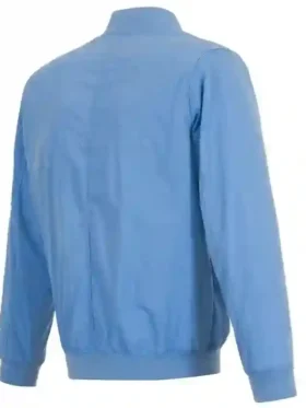 New York Yankee Nylon Blue Bomber Jacket Back
