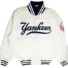 New York Yankees 90s White Varsity Jacket