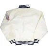 New York Yankees 90s White Varsity Jacket Back