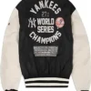 New York Yankees Basketball Vintage Wool Jacket Back