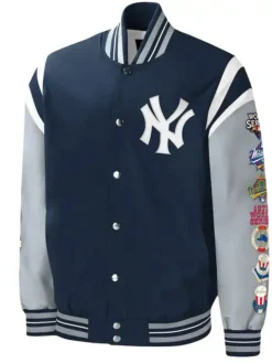 New York Yankees Championship Navy Blue Varsity Jacket