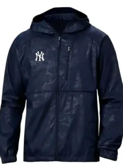 New York Yankees Navy Rain Jacket