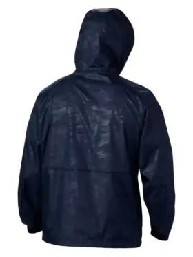 New York Yankees Navy Rain Jacket Back