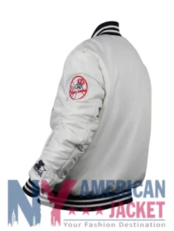 New York Yankees Varsity 90s White Jacket
