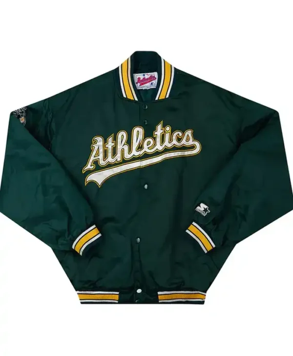 Oakland Athletics 1995-99 Satin Vintage Varsity Jacket