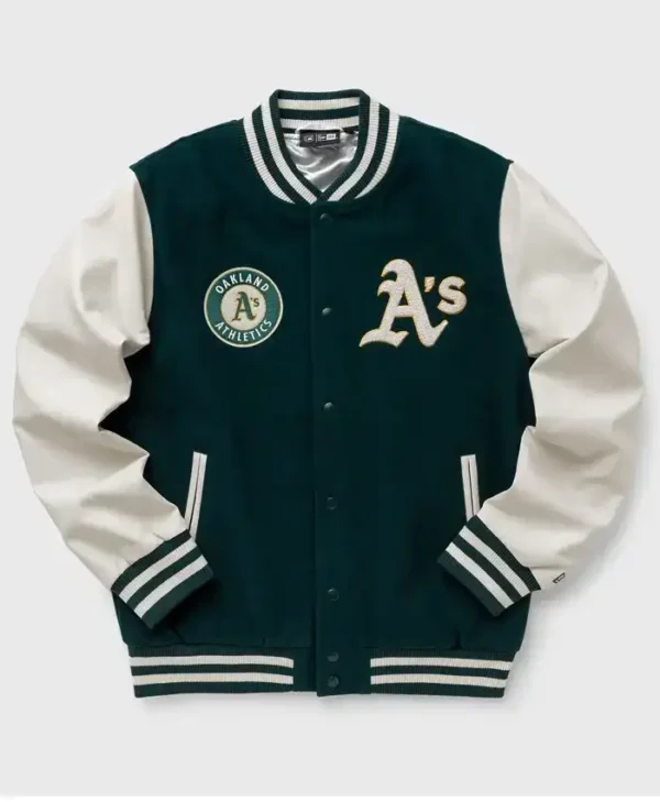 Oakland Athletics Wool Heritage Varsity Jacket