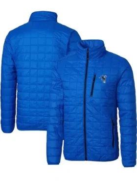 Oma Hilpert NFL Indianapolis Blue Quilted Jacket