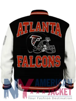 Ovo Atlanta Black Falcons Letterman Jacket