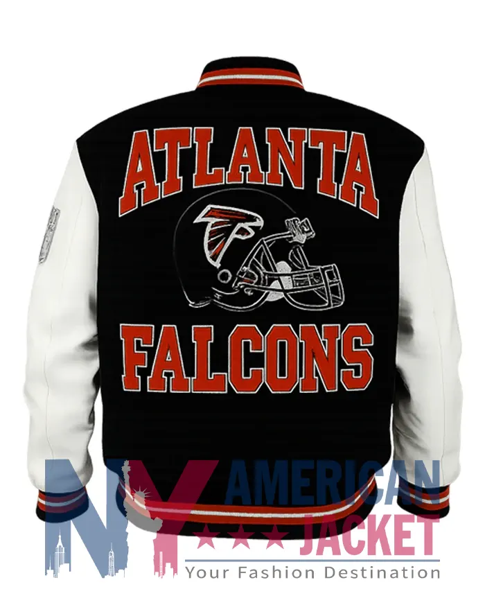 Ovo Atlanta Black Falcons Letterman Jacket