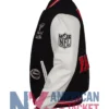 Ovo Atlanta Falcons Letterman Black Jacket