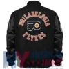 Philadelphia Flyers Black Letterman Wool Varsity Jacket