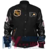 Philadelphia Flyers Letterman Black Wool Varsity Jacket