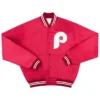 Philadelphia Phillies 1980’s Red Letterman Varsity Jacket