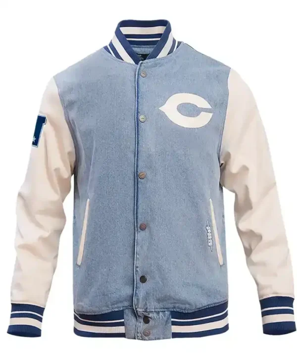Philadelphia Phillies Full Snap Denim Varsity Jacket