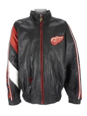 Red Wings Vintage Black Leather Zip Up Jacket
