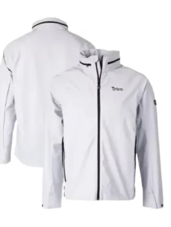 Reilly New York Jets Zip White Track Jacket