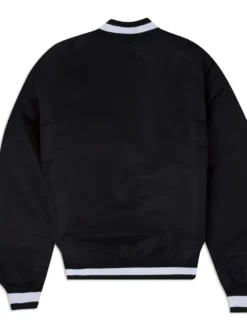 Romeo San Francisco 49ers Black Varsity Jacket Back