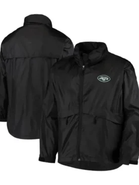 Roscoe New York Jets Black Full-Zip Jacket