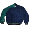 Seattle Mariners Navy Blue Vintage Varsity Jacket Back