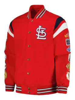 St Louis Cardinals Championship Red Wool Varsity Jacket
