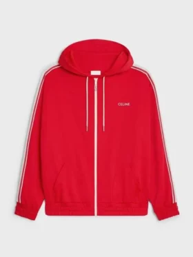 TNF Celine Travis Kelce Red Tracksuit