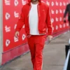 TNF Celine Travis Kelce Red Tracksuit For Sale