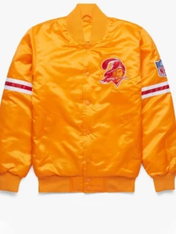 Tampa Bay Buccaneers Satin Orange Varsity Jacket