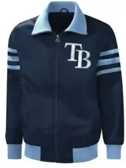 Tampa Bay Devil Rays Vintage Blue Bomber Jacket