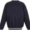 Tampa Bay Lightning Front Hit Poly Twill Black Jacket Back
