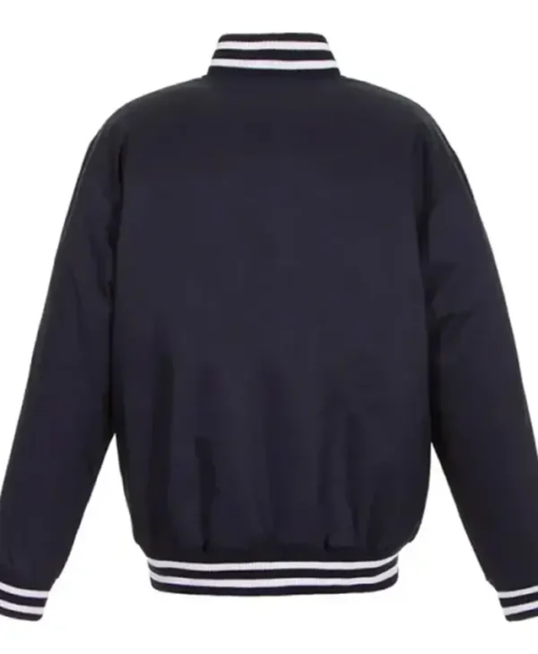 Tampa Bay Lightning Front Hit Poly Twill Black Jacket Back