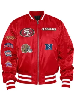 Tampa Bay Rays Ma 1 Red Bomber Jacket