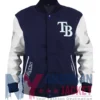 Tampa Bay Rays Navy Blue Letterman Varsity Jacket