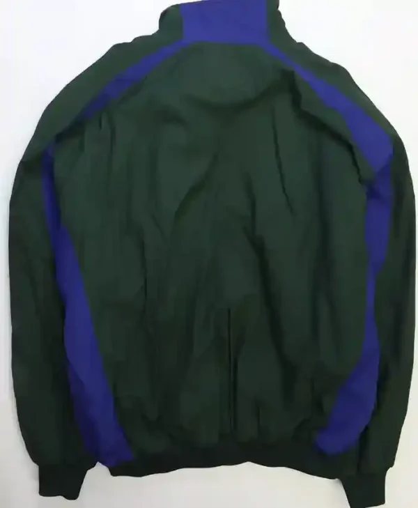 Tampa Bay Rays Vintage Green Bomber Jacket Back