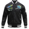 Tampa Devil Rays Classic Mens Rib Satin Varsity Jacket