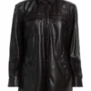 Taylor Swift City Chiefs Game Black Leather Jacket