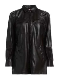 Taylor Swift City Chiefs Game Black Leather Jacket