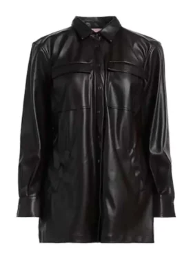 Taylor Swift City Chiefs Game Black Leather Jacket