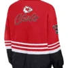 Taylor Swift Kansas City Chiefs Red and Black Windbreaker Jacket Back