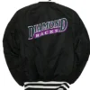 Team Diamondbacks Black Ma 1 Zip Bomber Jacket Back