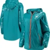 Team Miami Dolphins G-III Zip Green Hooded Jacket