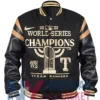 Texas Rangers MLB Champions Varsity Black Jacket