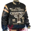 Texas Rangers MLB Varsity Champions Black Jacket