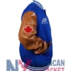 Toronto Blue Jays MLB Classic Varsity Blue And Brown Jacket
